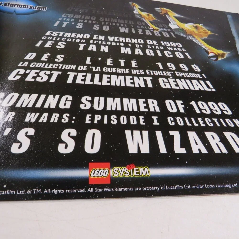 LEGO CATALOG 1999 STAR WARS